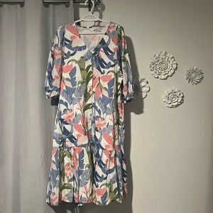 Size 14 | Regatta | 100% Cotton Puff Sleeve Maxi